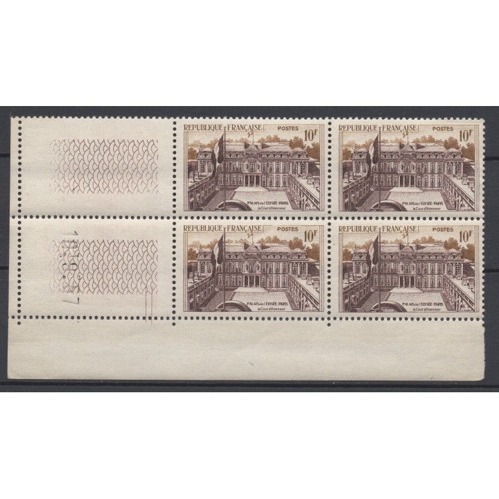 Timbre de collection France - 1126 Coin Daté (1957)