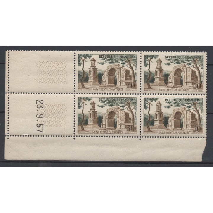 Timbre de collection France - 1130 Coin Daté (1957)