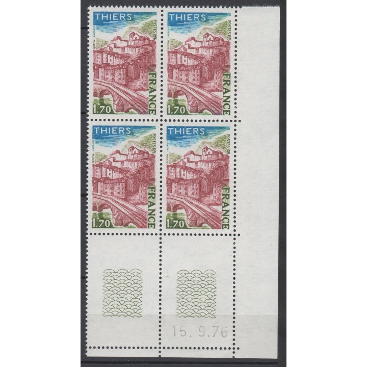 Timbre de collection France - 1904 Coin Daté (1976)