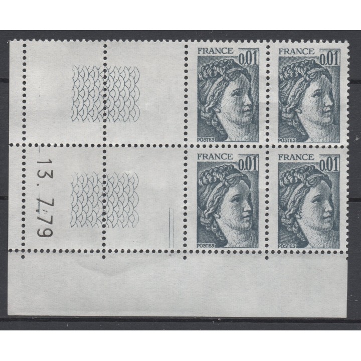 Timbre de collection France - 1962 Coin Daté (1979)