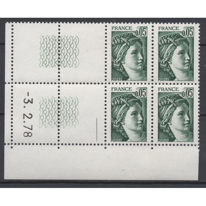 Timbre de collection France - 1964 Coin Daté (1978)