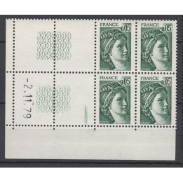Timbre de collection France - 1964 Coin Daté (1979)