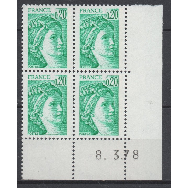 Timbre de collection France - 1967 Coin Daté (1978)