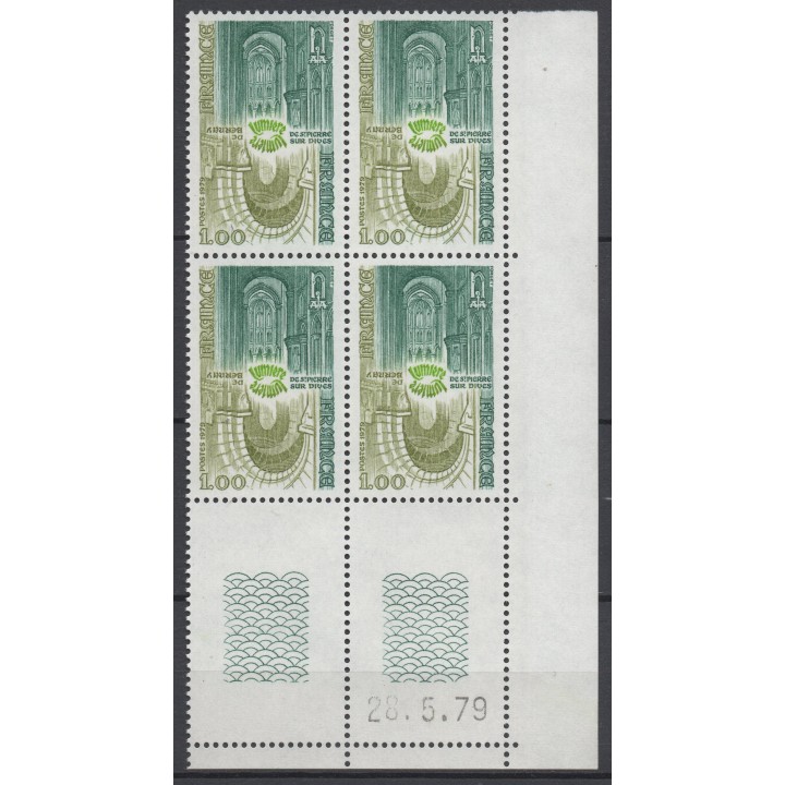 Timbre de collection France - 2040 Coin Daté (1979)
