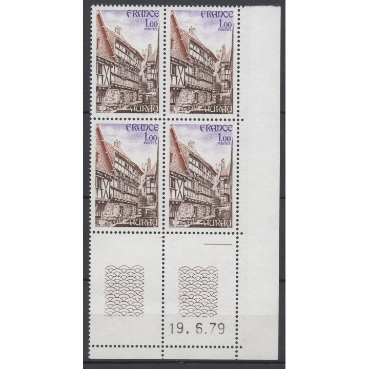 Timbre de collection France - 2041 Coin Daté (1979)