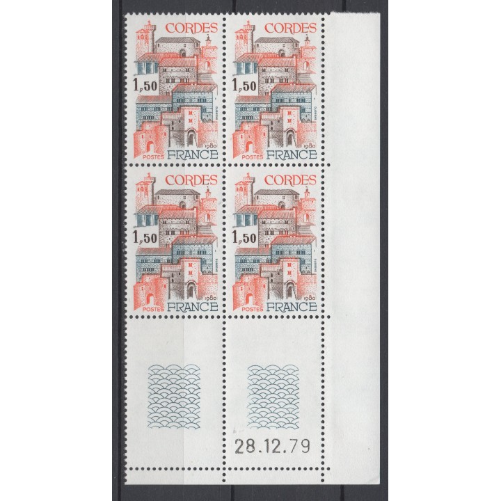 Timbre de collection France - 2081 Coin Daté (1979)