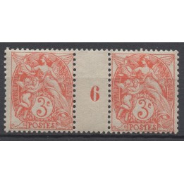 Timbre de collection France - 0109 Millésime 6 (1916)