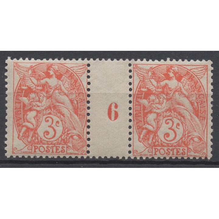 Timbre de collection France - 0109 Millésime 6 (1916)