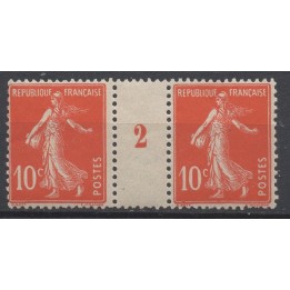 Timbre de collection France - 0138 Millésime 2 (1912)