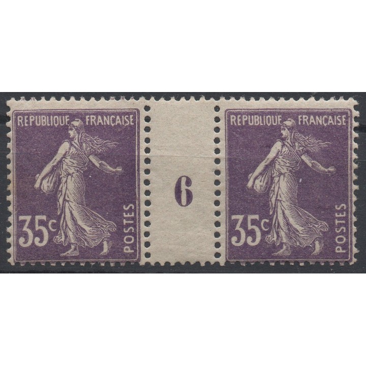 Timbre de collection France - 0142 Millésime 6 (1916)