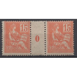 Timbre de collection France - 0117 Millésime 0 (1900)