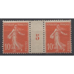 Timbre de collection France - 0138 Millésime 5 (1915)