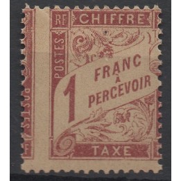 Timbre de collection France - Taxe 040a