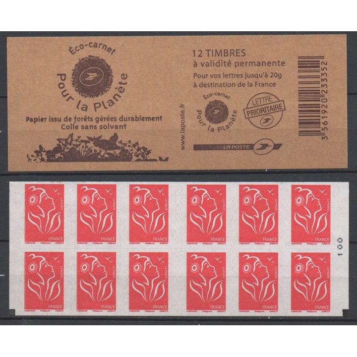 Timbre de collection France - Carnet C3744Aa-C5a