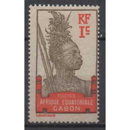 Timbre de collection Gabon - 049a
