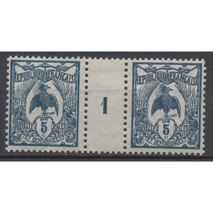 Timbre de collection Nouvelle-Caledonie - 0114 Millésime 1 (1921)