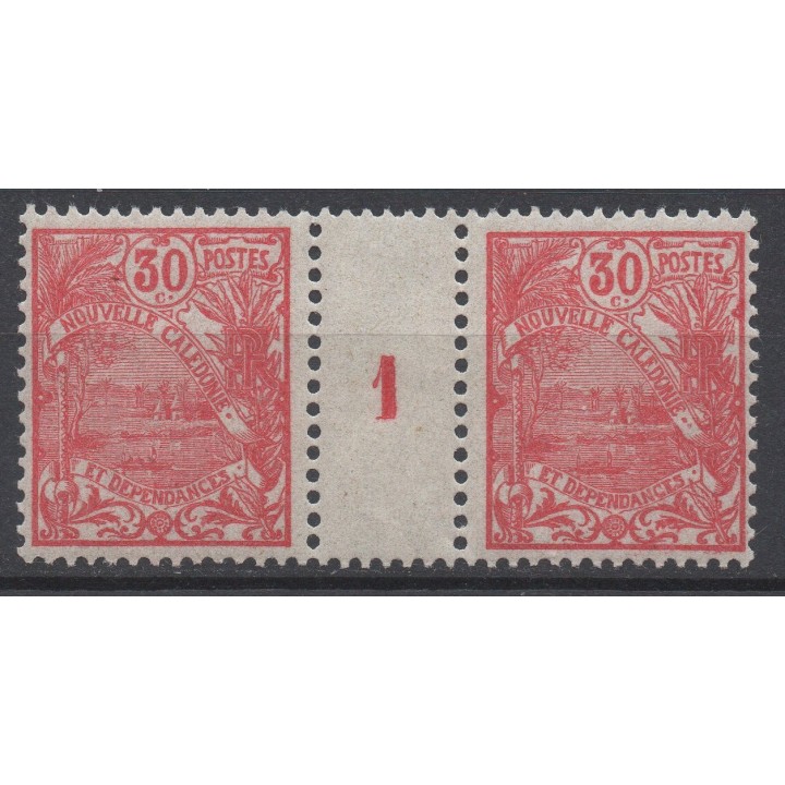 Timbre de collection Nouvelle-Caledonie - 0118 Millésime 1 (1921)