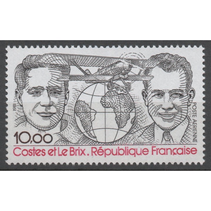 Timbre de collection France - Poste Aérienne 055b