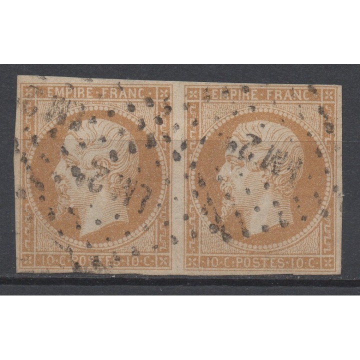 Timbre de collection France - 0013B Paire Horizontale
