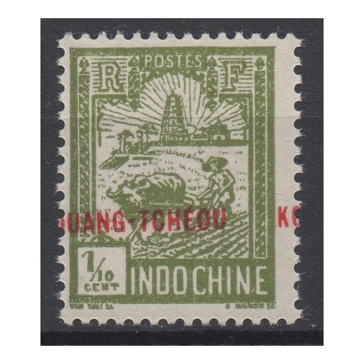 Timbre de collection Kouang-Tcheou - 073a