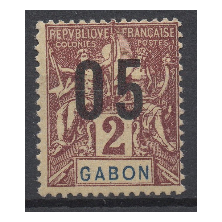 Timbre de collection Gabon - 066A