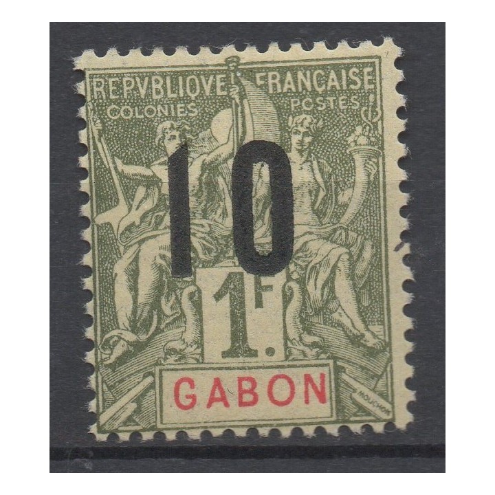 Timbre de collection Gabon - 076A