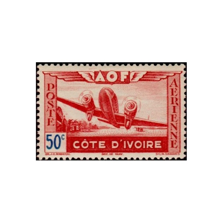 Cote d\'Ivoire - Poste Aérienne 10