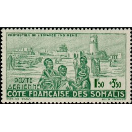 Cote des Somalies - Poste Aérienne 08