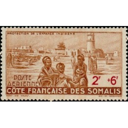 Cote des Somalies - Poste Aérienne 09