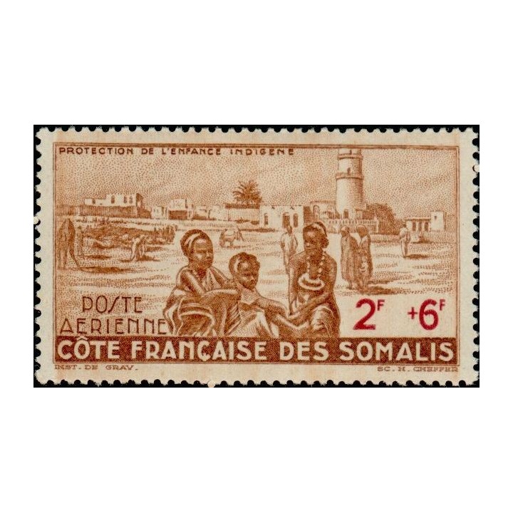 Cote des Somalies - Poste Aérienne 09