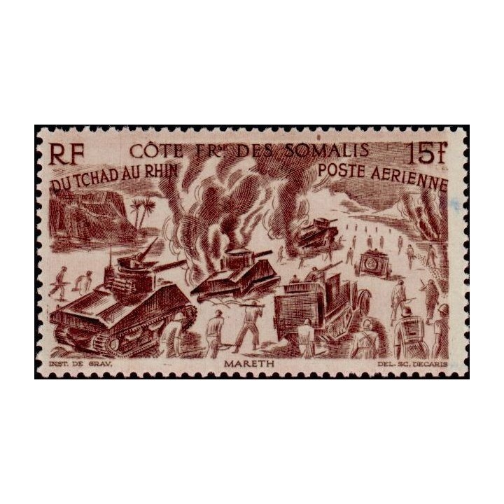 Cote des Somalies - Poste Aérienne 16