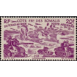 Cote des Somalies - Poste Aérienne 17