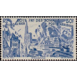 Cote des Somalies - Poste Aérienne 19