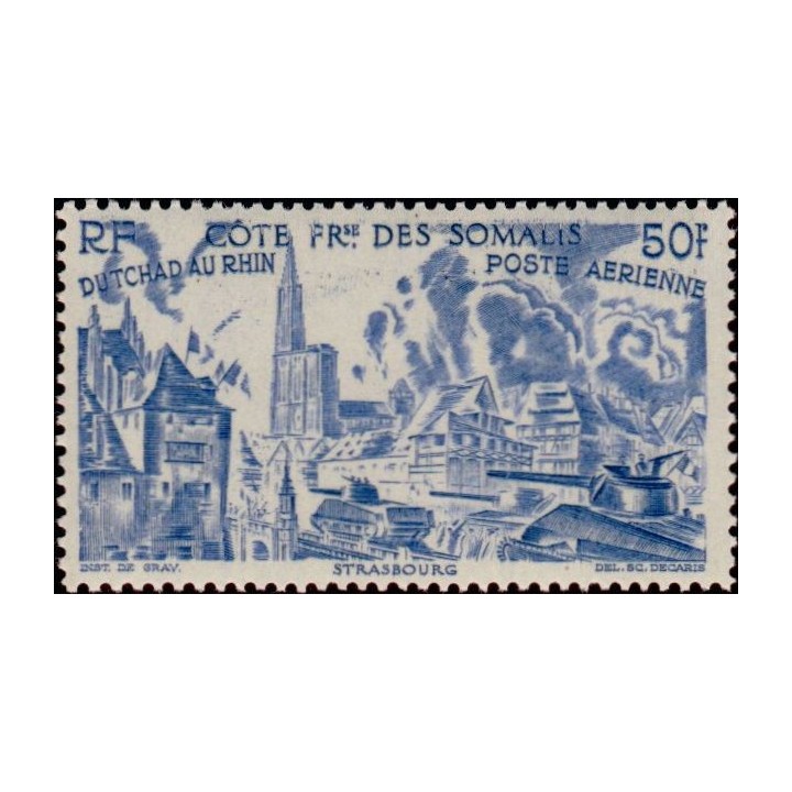 Cote des Somalies - Poste Aérienne 19