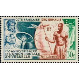 Cote des Somalies - Poste Aérienne 23