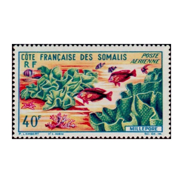 Cote des Somalies - Poste Aérienne 34