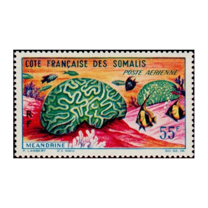 Cote des Somalies - Poste Aérienne 35