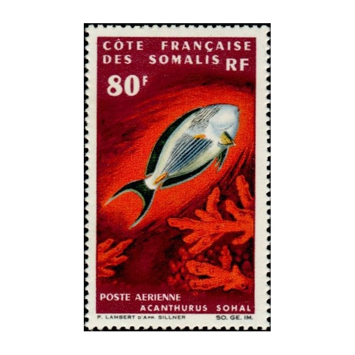 Cote des Somalies - Poste Aérienne 54