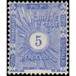 Cote des Somalies - Taxe 01