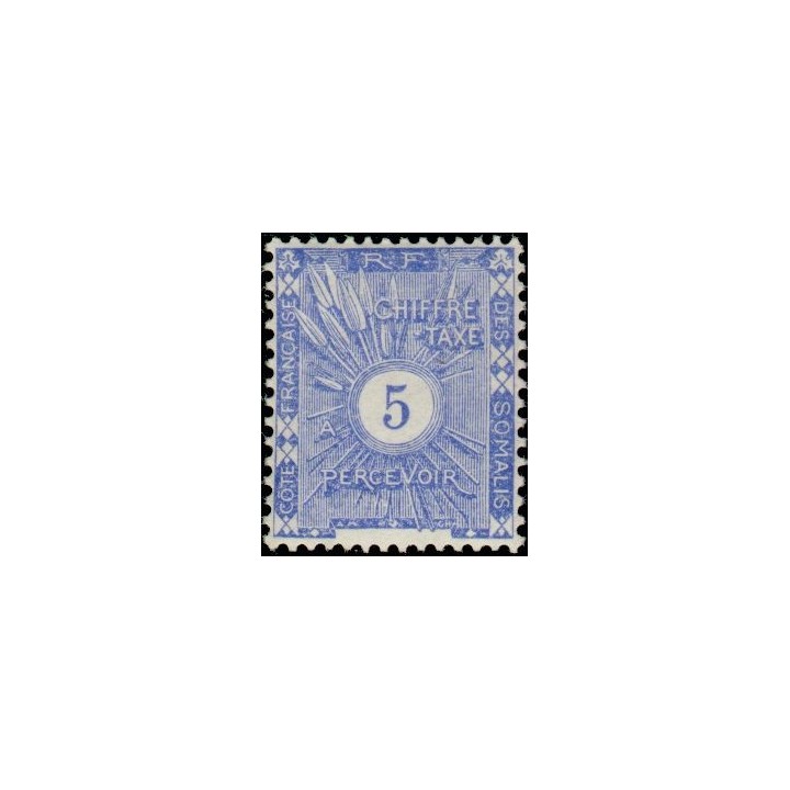 Cote des Somalies - Taxe 01