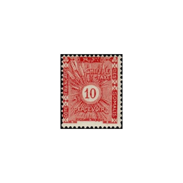 Cote des Somalies - Taxe 02