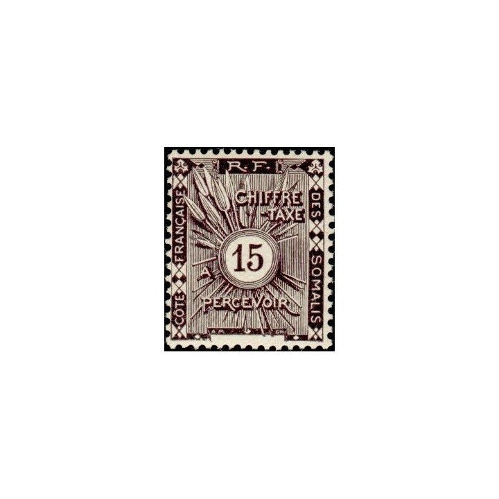 Cote des Somalies - Taxe 03