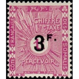 Cote des Somalies - Taxe 10
