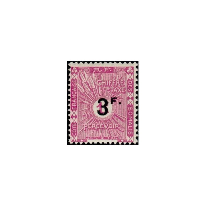 Cote des Somalies - Taxe 10