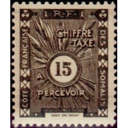 Cote des Somalies - Taxe 13