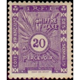 Cote des Somalies - Taxe 14