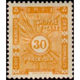 Cote des Somalies - Taxe 15