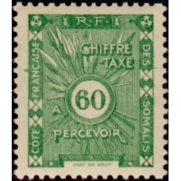 Cote des Somalies - Taxe 17