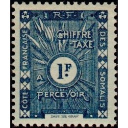 Cote des Somalies - Taxe 18