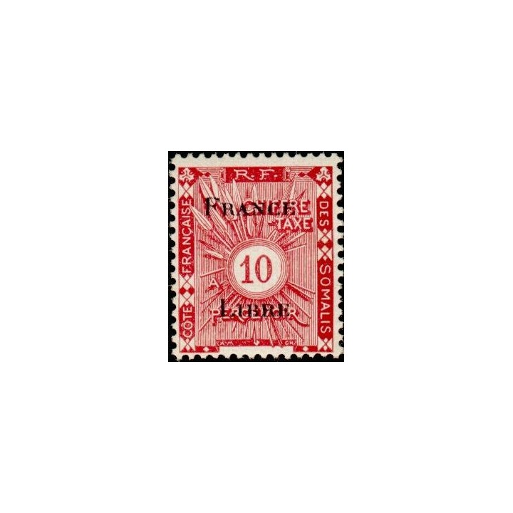 Cote des Somalies - Taxe 22